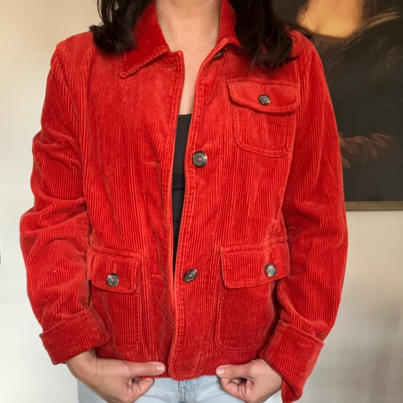 American Living Burnt Orange Corduroy Jacket - Picture 4 of 4